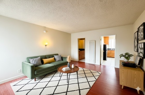 Simple Studio with Separate Kitchen and Bathroom